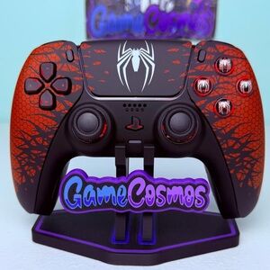 Sony DualSense Controller - Black and Orange Spider Design